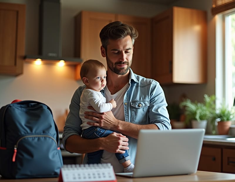 busy dad solopreneur